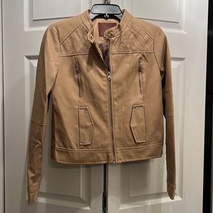 Faux leather jacket
